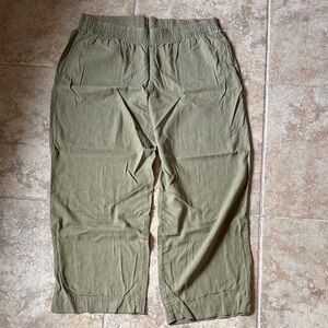 Old Navy Olive Green Wide Leg Pants